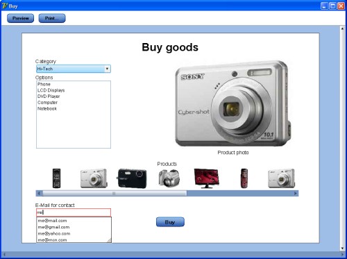 Interaktives Dokument in TSRichViewEdit mit  SRVControls